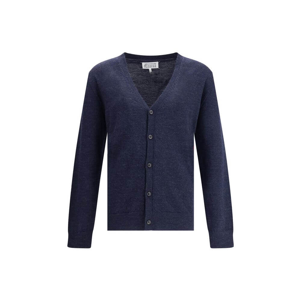 Margiela Blue Wool Cardigan