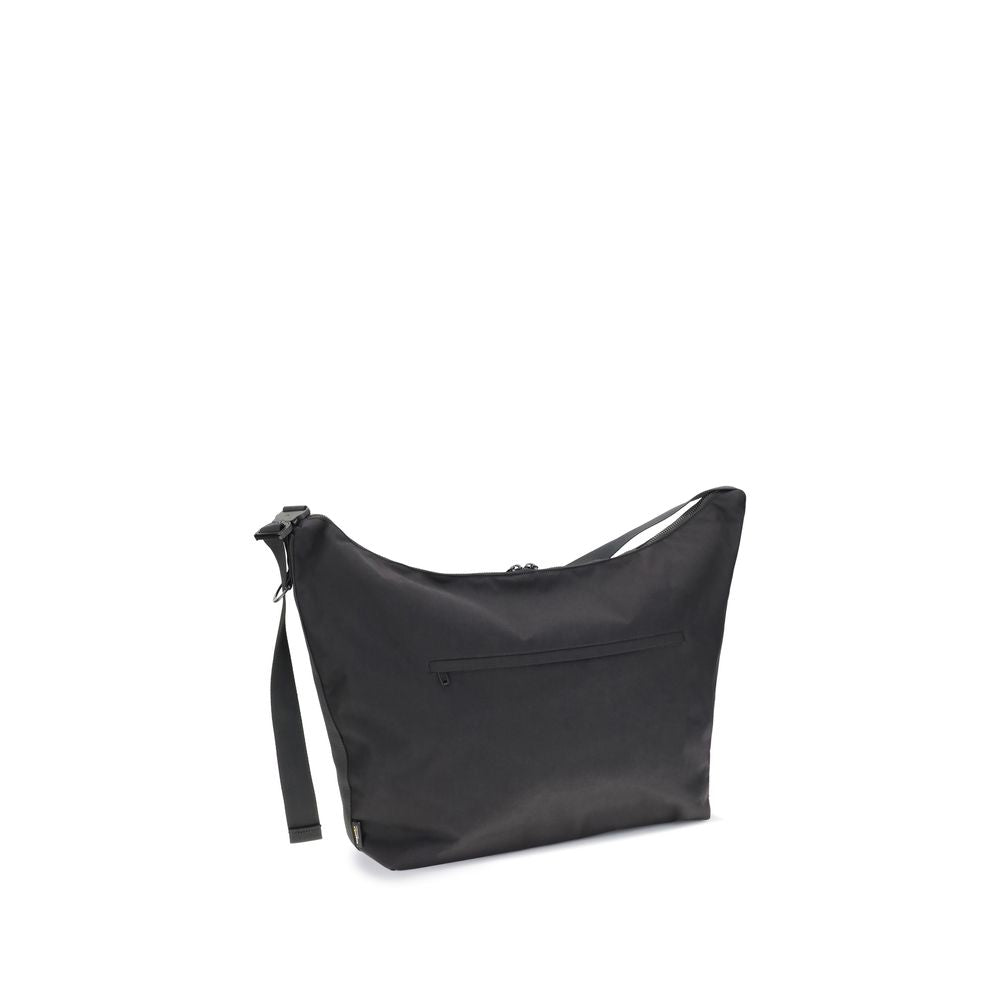 Front view with bag zipped and handles upright.