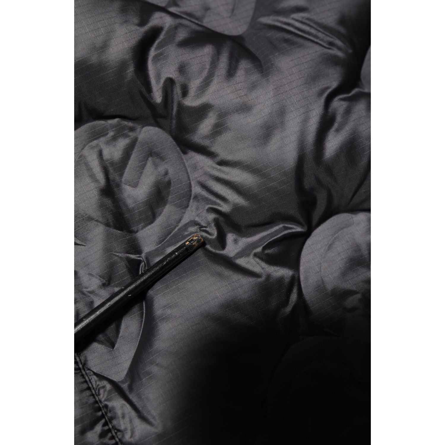 Dolce & Gabbana Black Quilted DG Logo Nylon Puffer Jacket