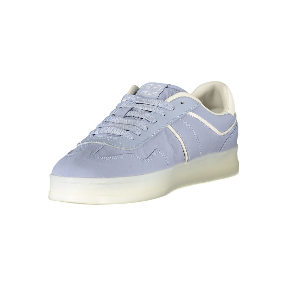 Tommy Hilfiger Blue Leather Women Sneaker