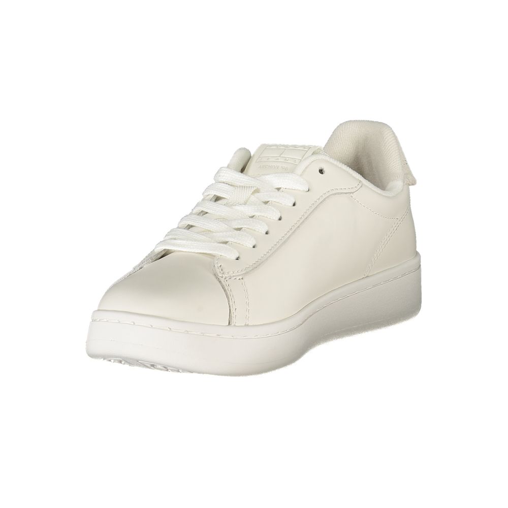Tommy Hilfiger White Leather Women Sneaker
