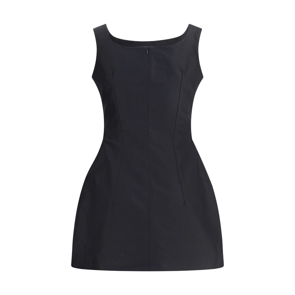 Magda Butrym Short Dress with roses MA-127725BLACK-IT36 | XS