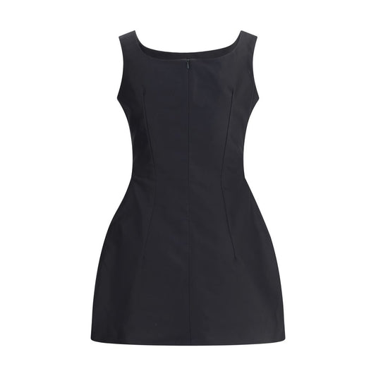 Magda Butrym Short Dress with roses MA-127725BLACK-IT36 | XS
