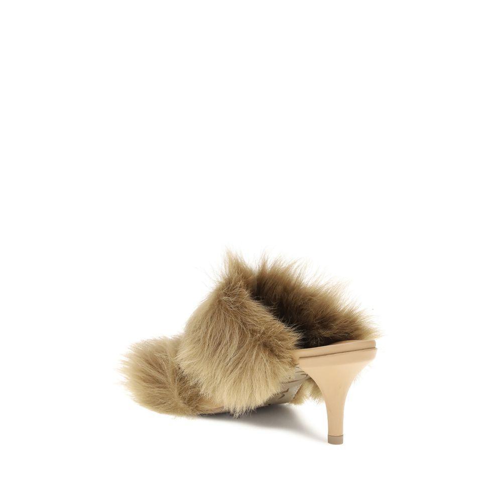 Pedro García Fur-trimmed mules Sandals PE-CISSY01002-EU36/US6