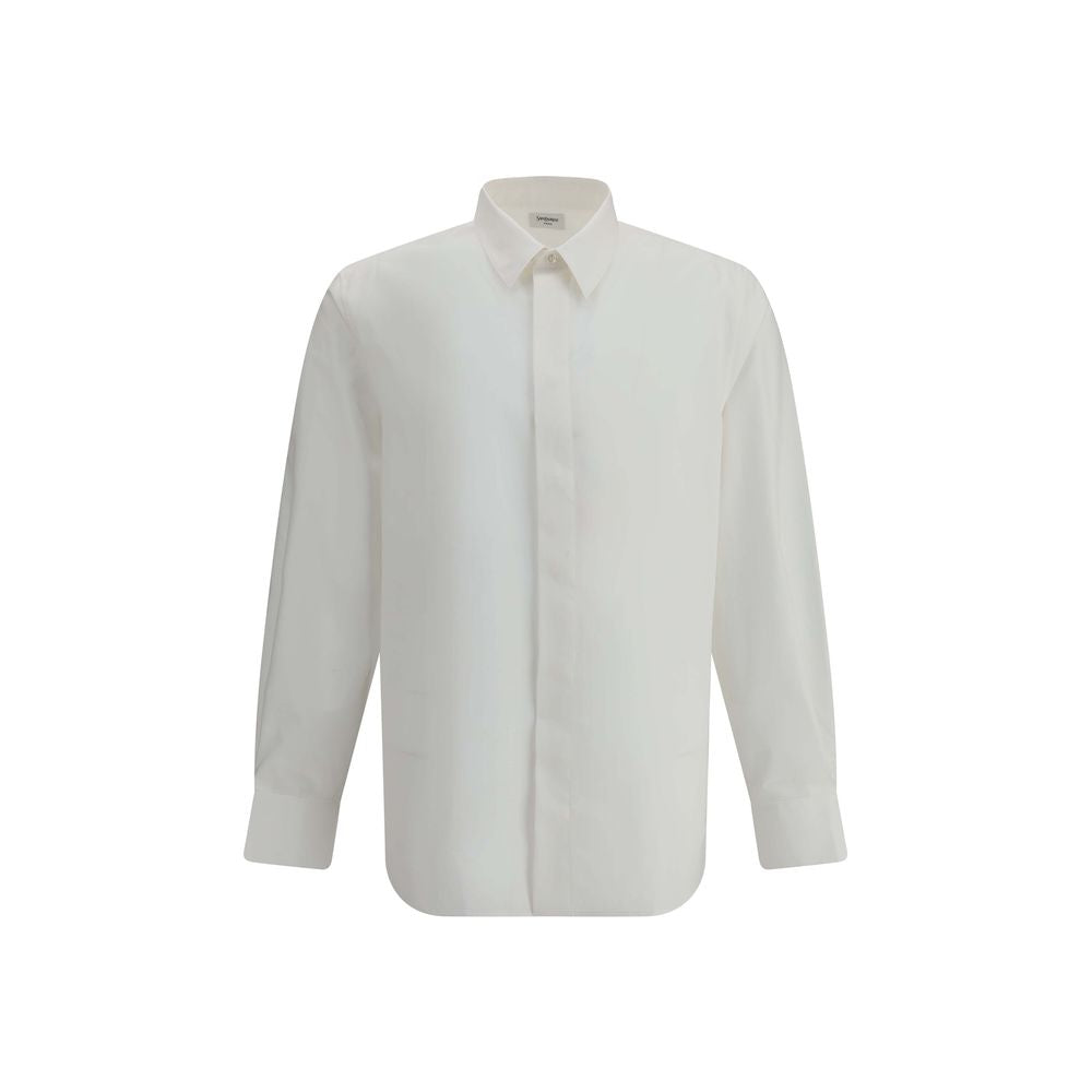 Saint Laurent White Cotton Dress Shirt