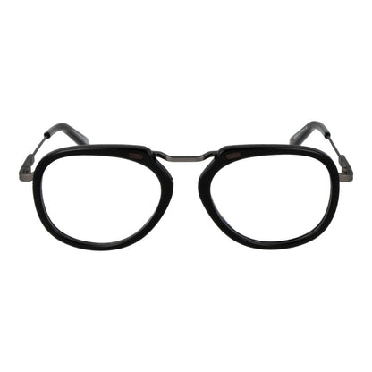 Ermenegildo Zegna Black Metal Glasses (Frames)