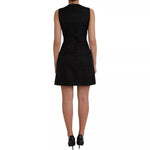 Dolce & Gabbana Black Sleeveless Bodycon A-line Mini Dress DR281164-40