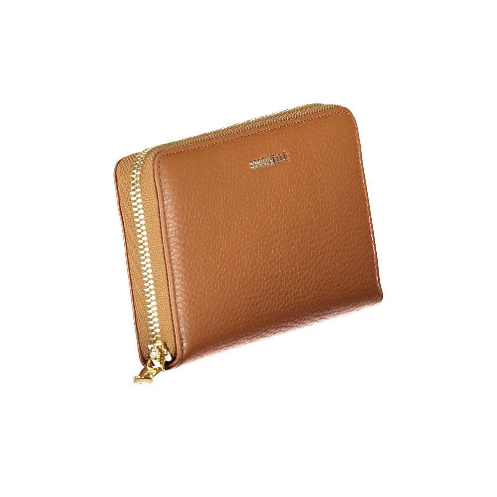 Coccinelle Brown Leather Women Wallet CO-39622