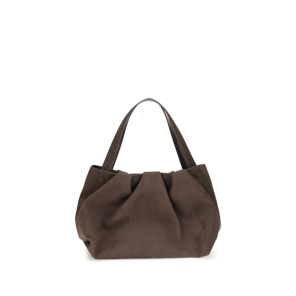 Front view with bag zipped and handles upright.
