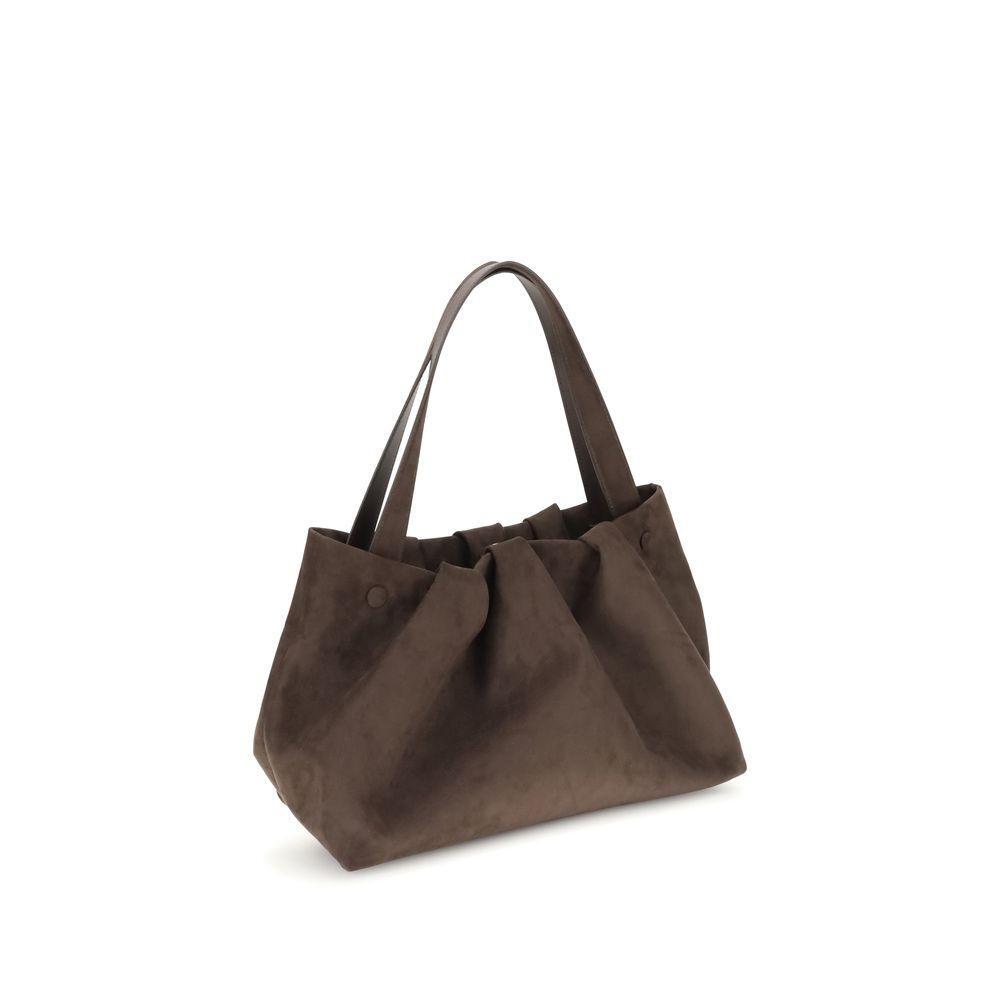 Front view with bag zipped and handles upright.