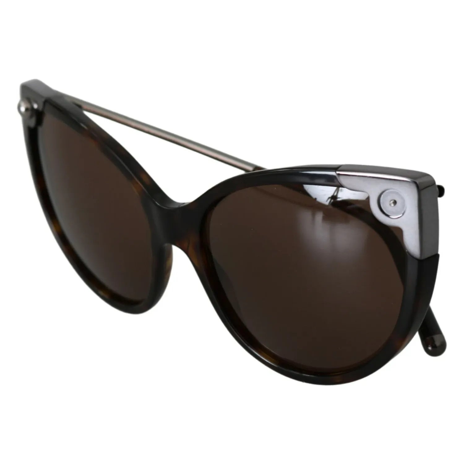 Dolce & Gabbana DG4337 Dark Havana Cat Eye Women Eyewear Sunglasses