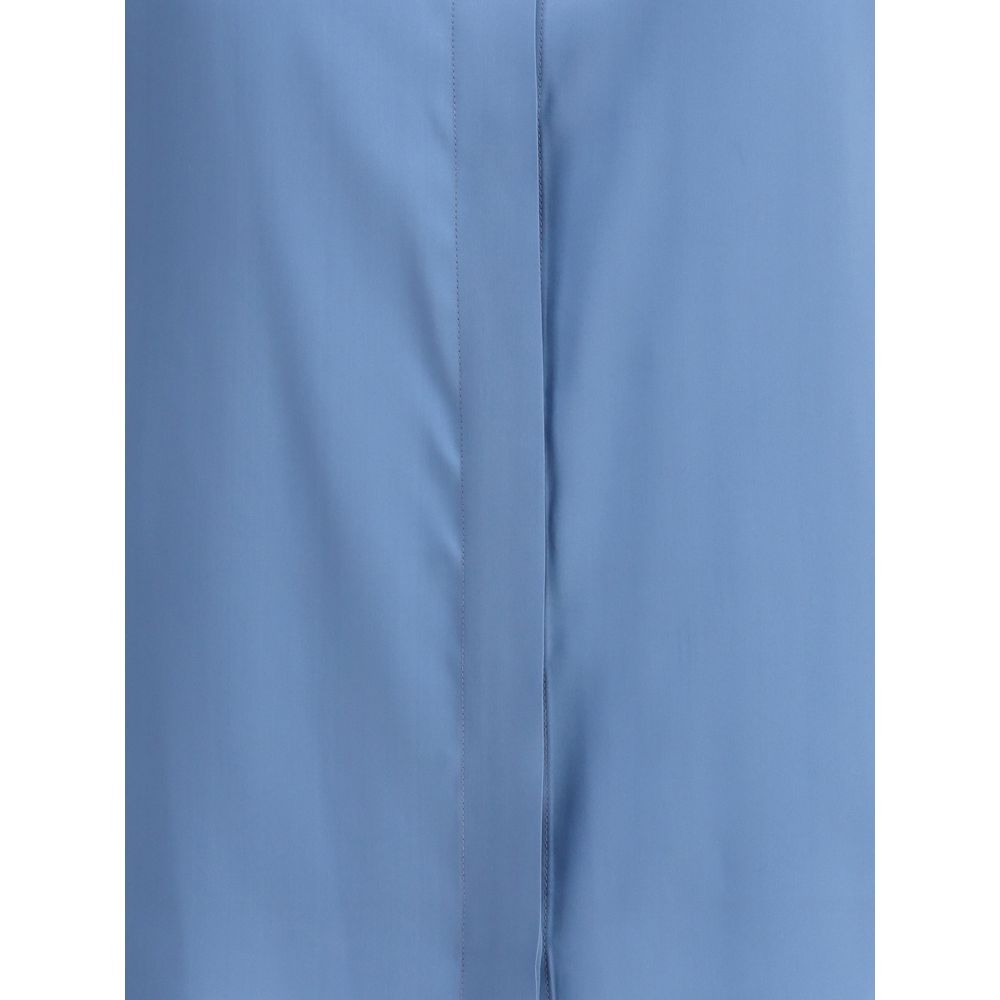 Crida Milano Light Blue Silk Shirt