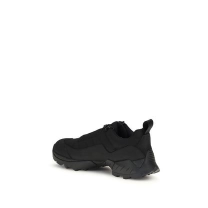 ROA Black Polyamide Athletic Sneakers with Vibram Megagrip outsole for optimal traction and durability.
