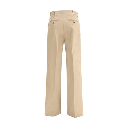 True Royal Beige Cotton Casual Pants