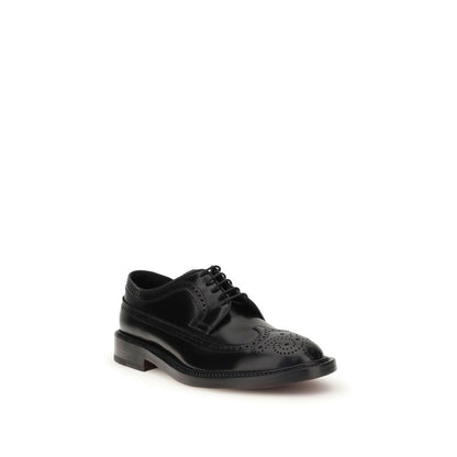 Fratelli Rossetti Black Leather Oxfords And Derbies