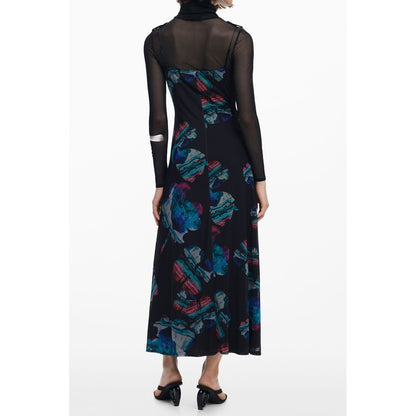 Desigual Black Polyester Women Dress