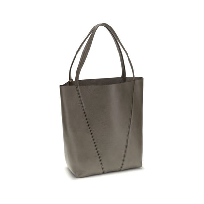 Chloé Gray Calf Leather Bos Taurus Shoulder Bag