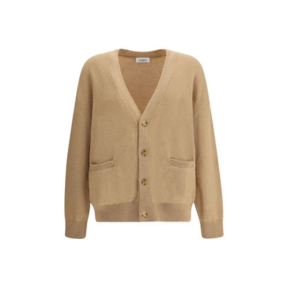 Laneus Beige Merino Wool Cardigan
