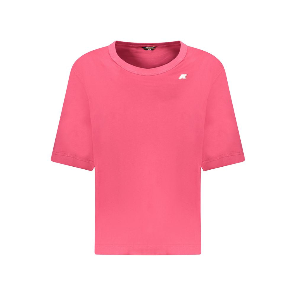 K-WAY Pink Cotton T-Shirt