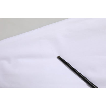 Dolce & Gabbana White Cotton Collared Dress Formal Shirt  Top