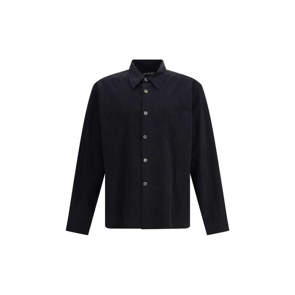 Our Legacy Black Cotton Dress Shirt