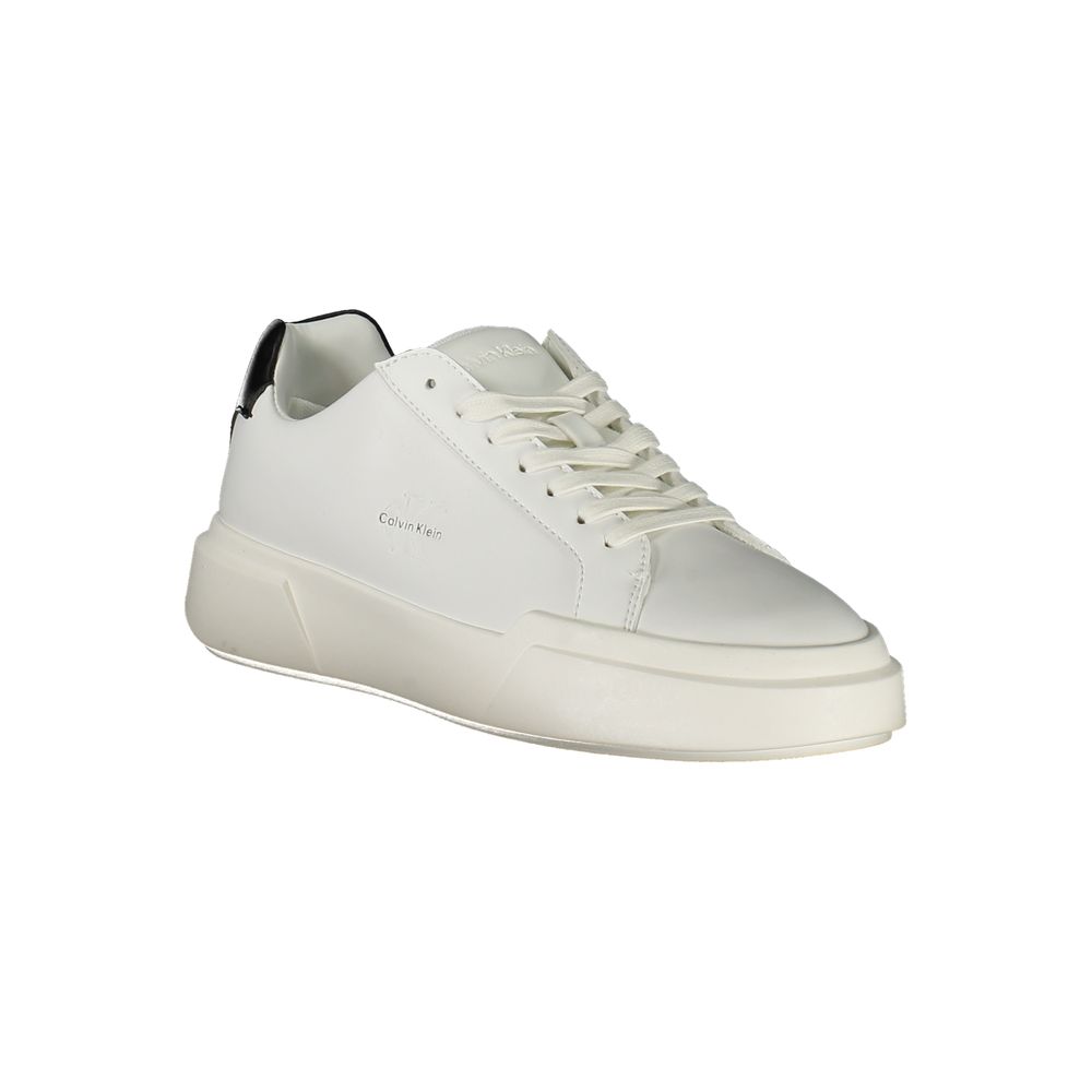 Calvin Klein White Polyester Sneaker