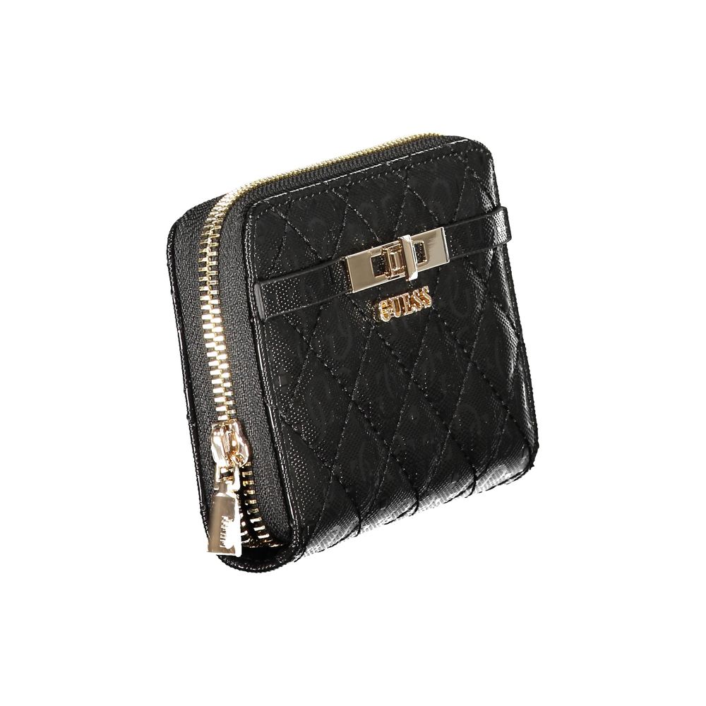 Guess Jeans Black Polyethylene Women Wallet
