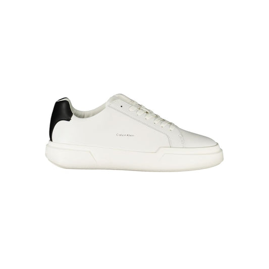 Calvin Klein White Polyester Sneaker