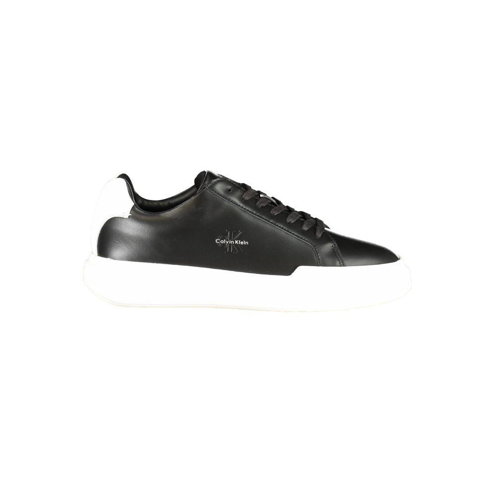 Calvin Klein Black Polyester Sneaker