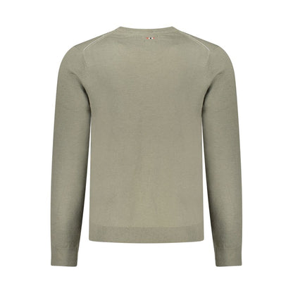 Napapijri Green Wool Men Sweater