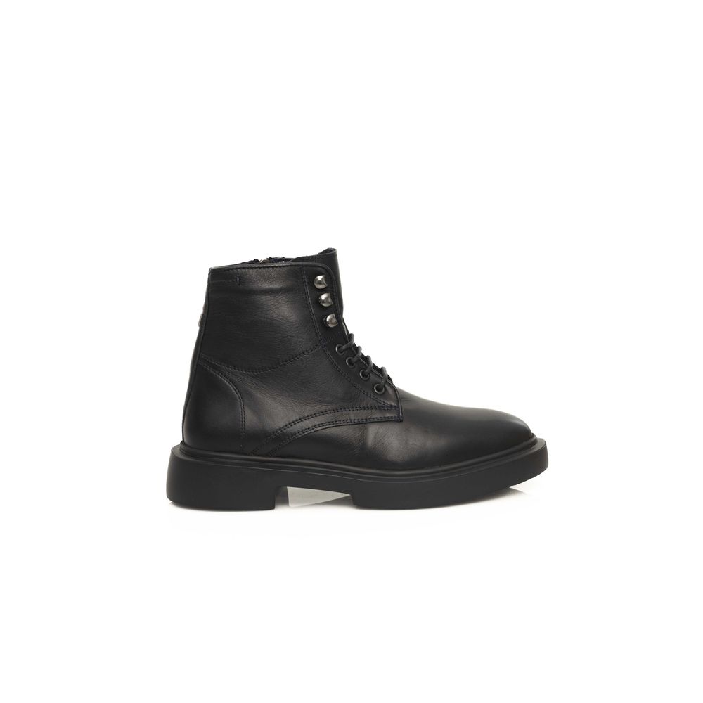 Cerruti 1881 Black Calfskin Boot