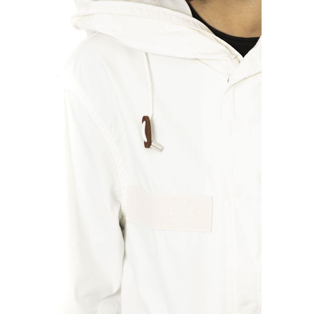 Mr&Mrs Italy White Cotton Women Parka