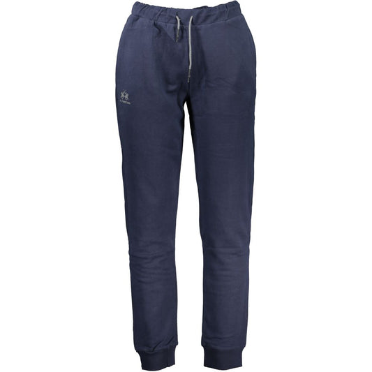 La Martina Blue Cotton Men's Sweatpant