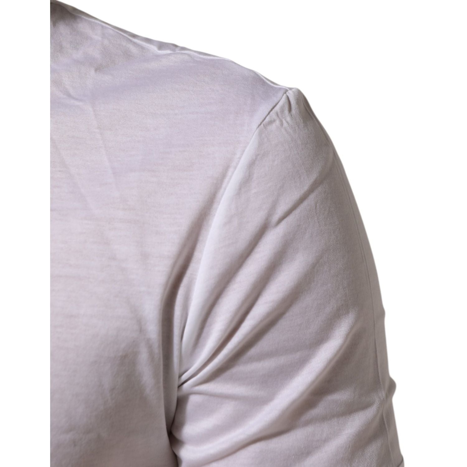 Dolce & Gabbana White Cotton Crew Neck Underwear Tee T-shirt