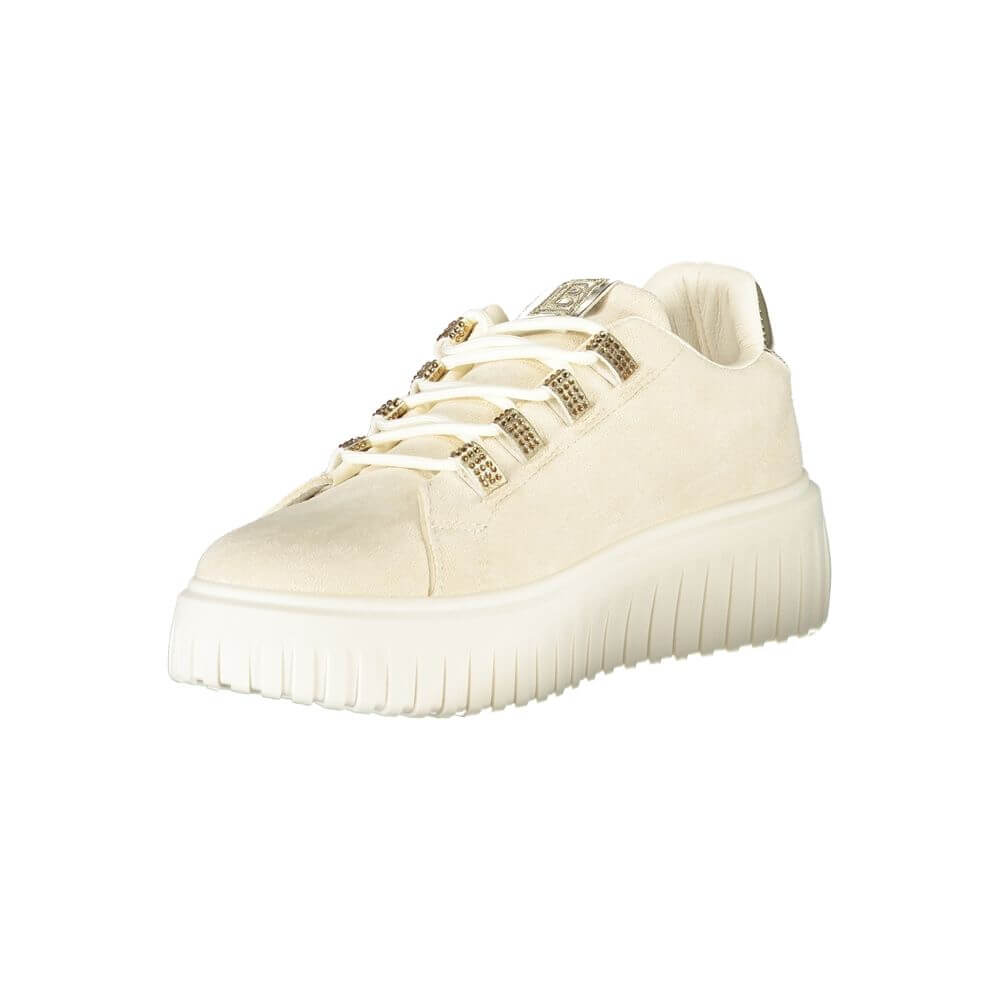 Laura Biagiotti Beige Polyester Sneaker