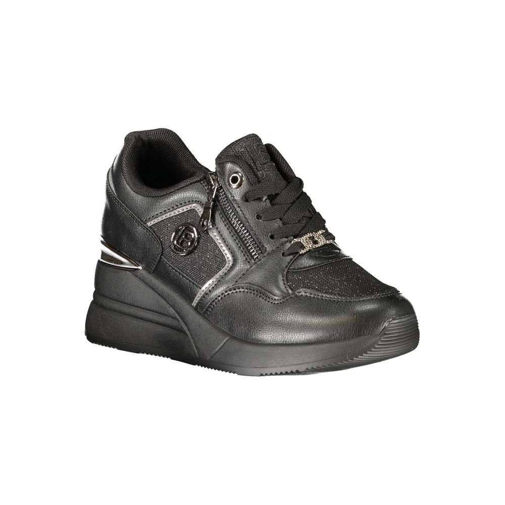 Laura Biagiotti Black Polyester Sneaker