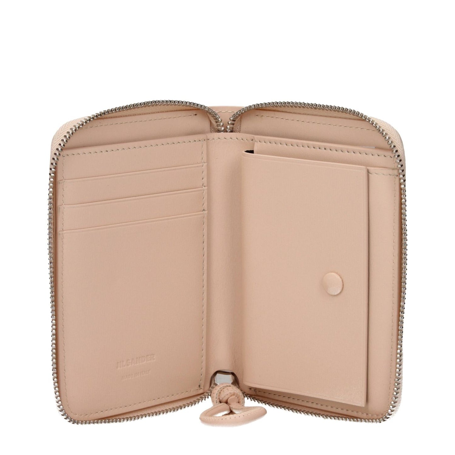 Jil Sander Pink Leather Wallet