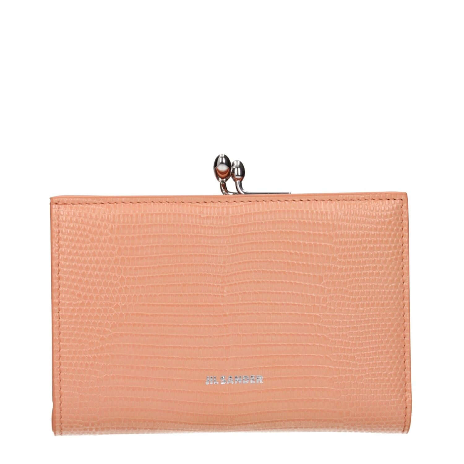 Jil Sander Pink Leather Wallet