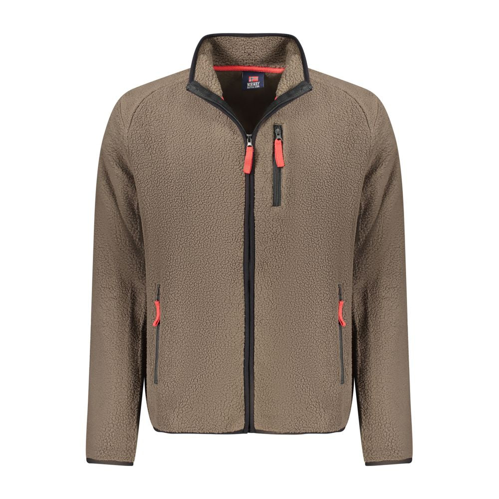 Norway 1963 Marrone Polyester Men Sweatshirt