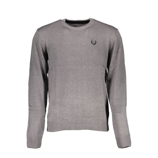 Gianmarco Venturi Grigio Cotton Mens Sweater