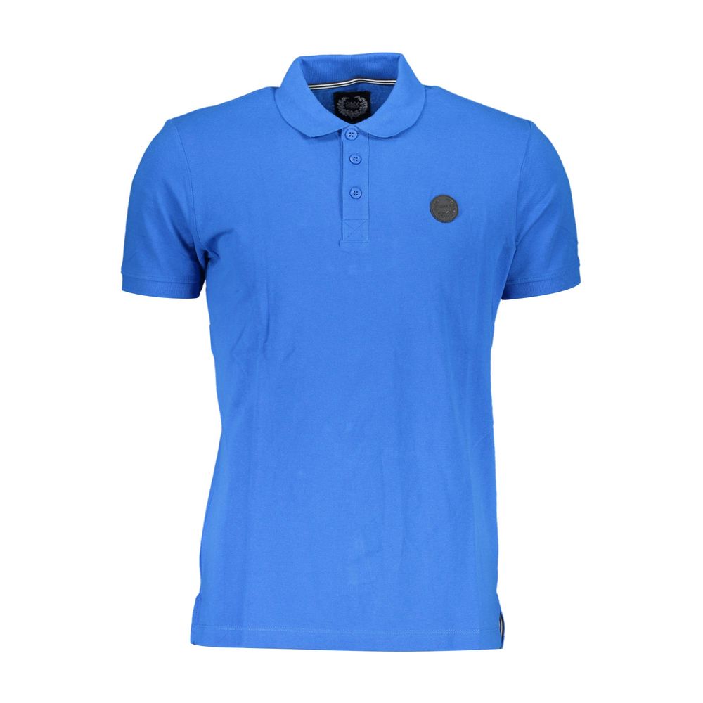 Gianmarco Venturi Blu Cotton Men Polo