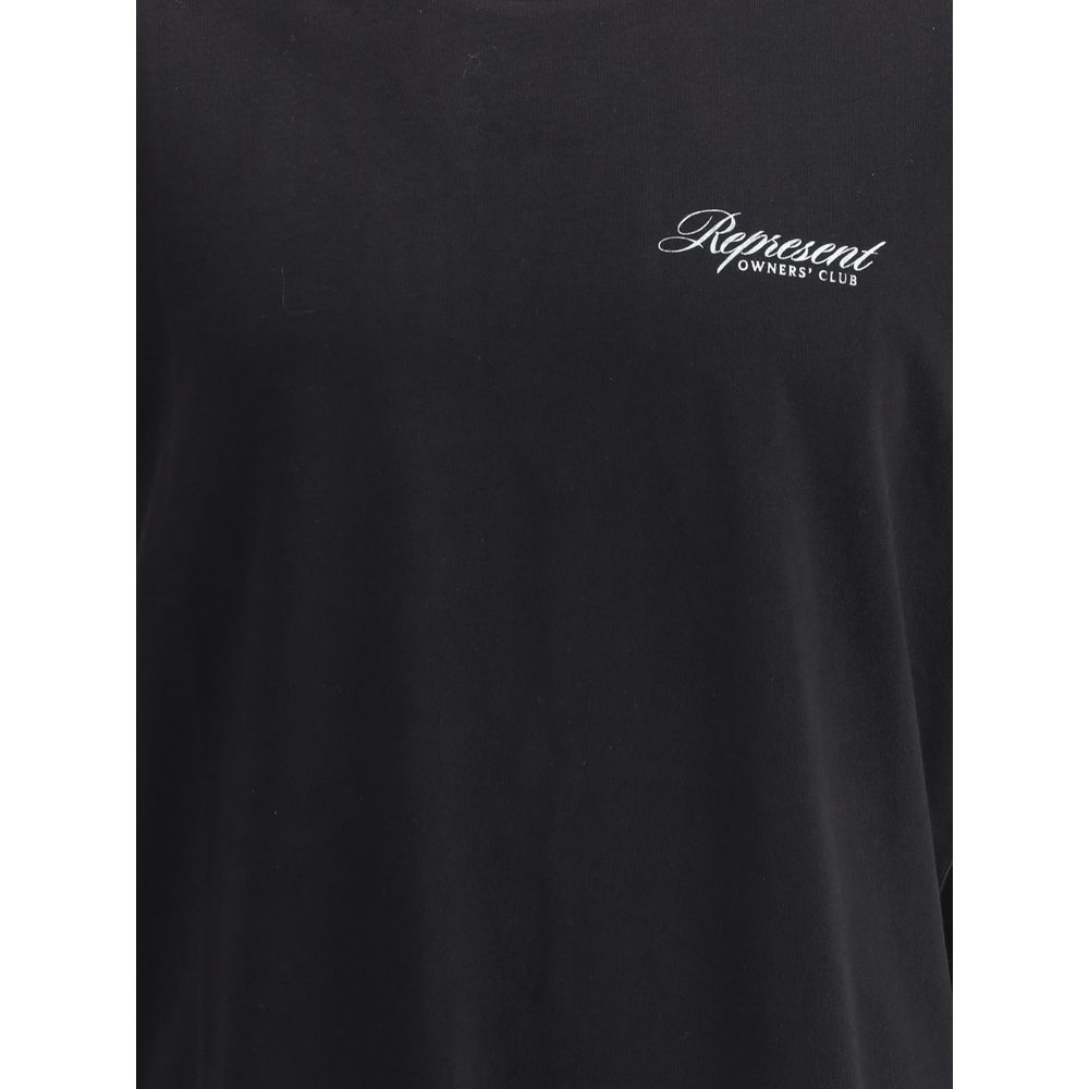 Represent Black Cotton Sweatshirt