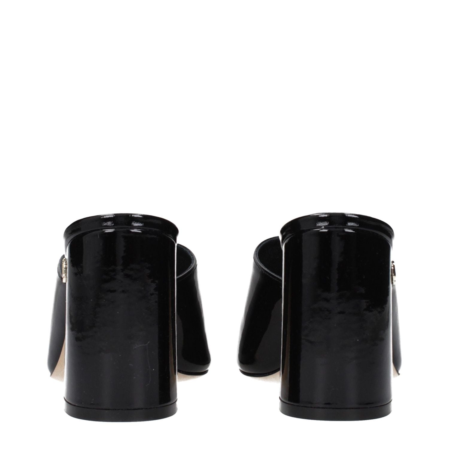 Jimmy Choo Black Leather Platform Sandals