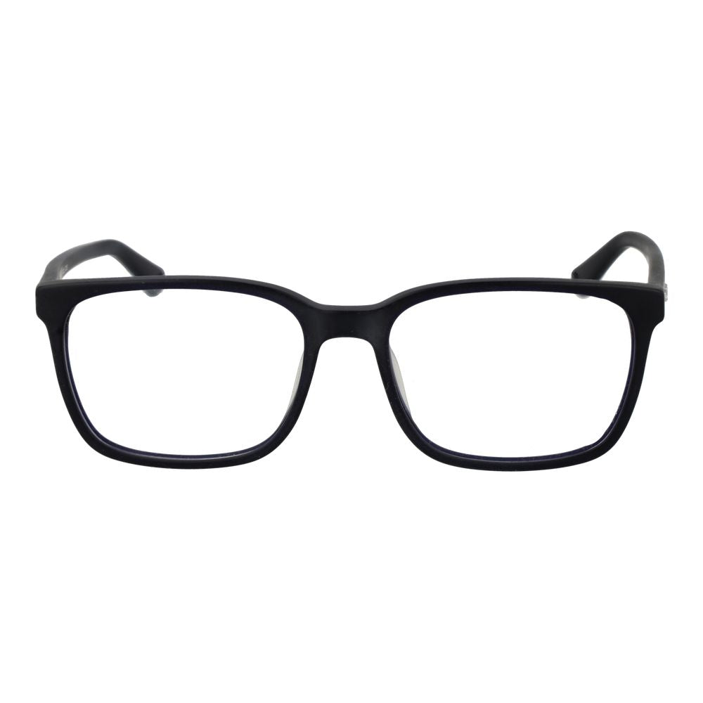 Police Blue Cellulose Acetate Glasses (Frames) for men with full-rim rectangle design and spring hinge, main color blue.