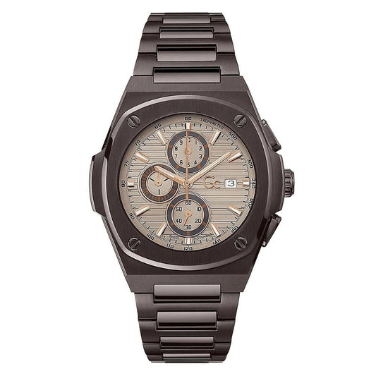GC Gray Stainless Steel Dress Watch 1728,67434610848,Accessories,Dress Watches - Watches - Accessories,GC,Gray,Men,New with tags,Watches - Accessories