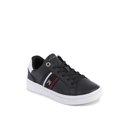 Tommy Hilfiger Blue Leather Low Top Sneakers