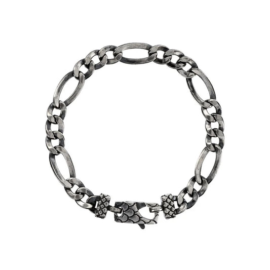 ALBERT M. JEWELS JEWELRY Mod. WSOX00545.S-21 silver chain bracelet