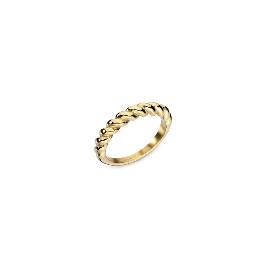 AN JEWELS JEWELRY Mod. AAC.R05Y-9 gold twisted ring