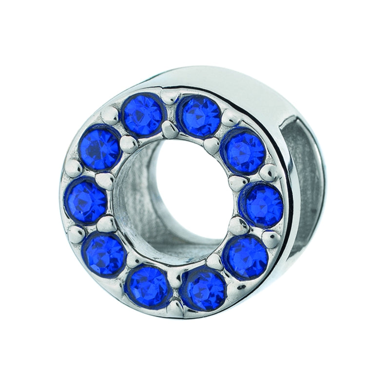 AN JEWELS JEWELRY Mod. AL.DLI01BL with blue gemstone design