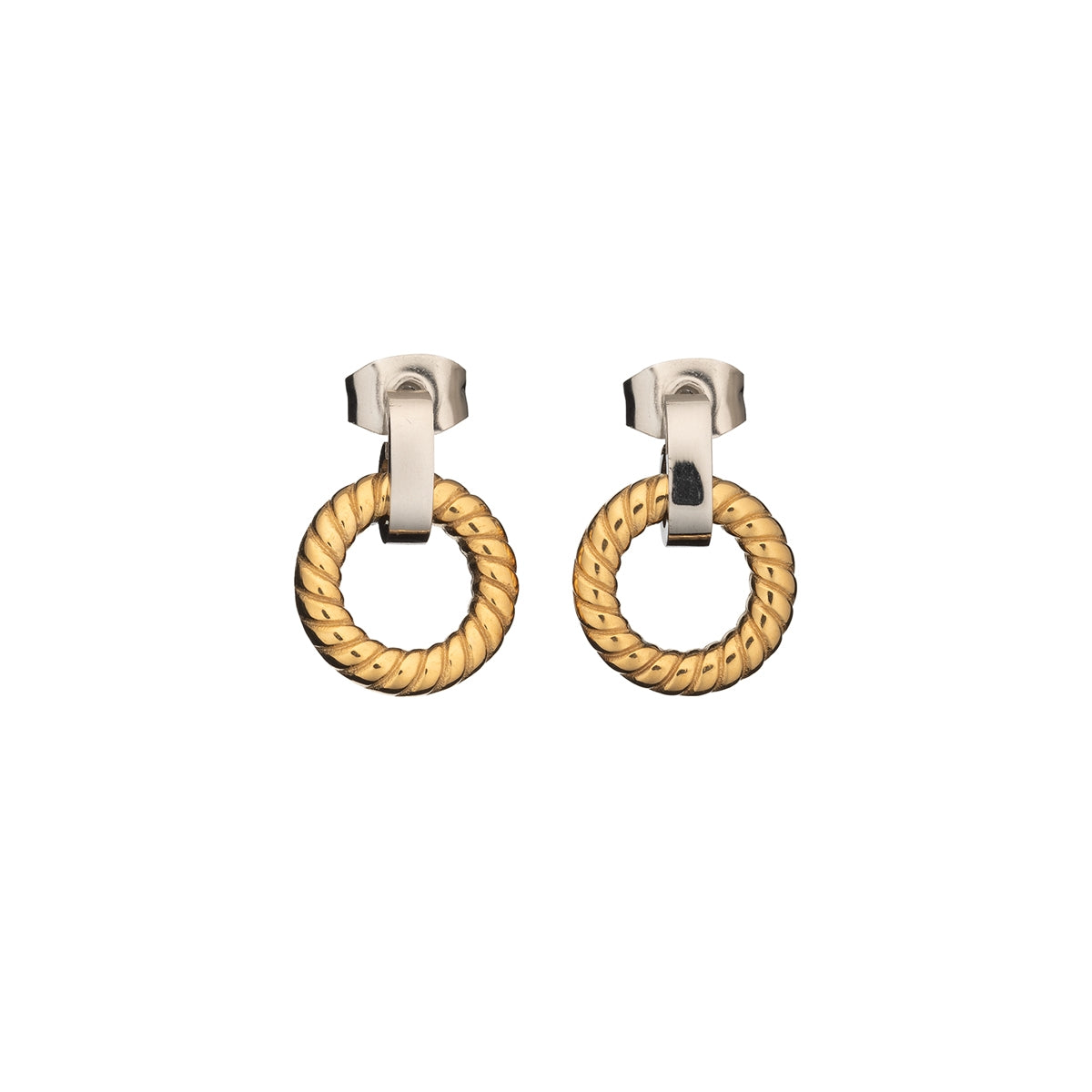 Gold and silver earrings - AN JEWELS JEWELRY Mod. AL.E1MW23SG